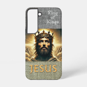 Trendy Bijbel Hessische Jezus Gouden Koning Samsung Galaxy Hoesje