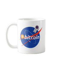 Trendy Bitcoin Astronaut Space Crypto