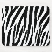 Trendy Black and White Zebra Pattern Muismat (Voorkant)