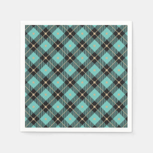 Trendy Black Aqua Pset Servet