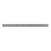 Trendy Black en White Wide Horizontal Stripes Lint (Voorkant)