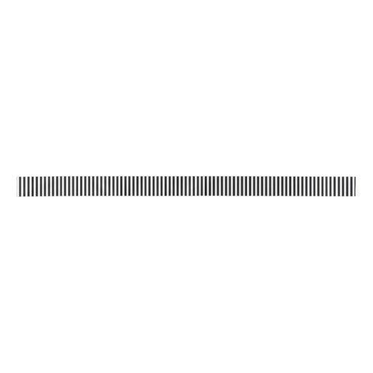 Trendy Black en White Wide Horizontal Stripes Lint (Voorkant)