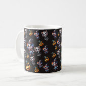 Trendy Black Halloween Koffiemok (Voorkant links)