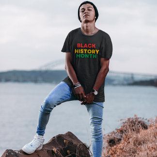 Trendy Black History Maand T-shirt