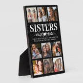 Trendy Black Sister Photo Collage Fotoplaat (Zijkant)