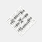 Trendy Black & White Abstract Pattern Paper Napkin Servetten (Hoek)
