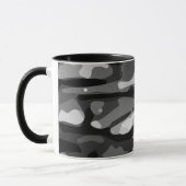 Trendy Black White Grey Abstract Pattern Mok (Links)