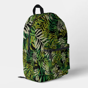 Trendy Bladplant Groene Tuin Bedrukte Rugzak