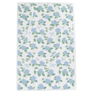 Trendy Blauwe Hortensia  Medium Cadeauzakje