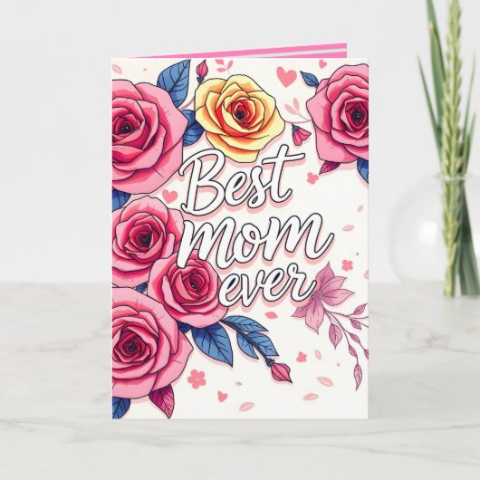 Trendy Bloem Luxe Cadeaucollectie Kaart (Voorkant)