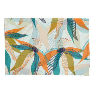 Trendy Bloemen: Hand getekend Scandinavisch. Kussensloop