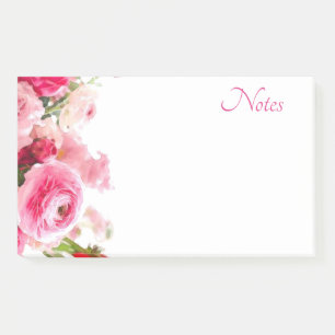 Trendy Bloemen Waterverf Sjabloon Custom Rozen Post-it® Notes