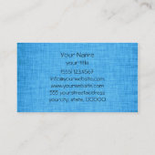 Trendy Blue Background Visitekaartjes (Achterkant)