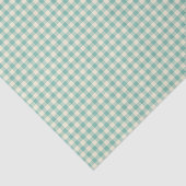 Trendy  Blue Checkerboard Patroon Tissuepapier (Detail)