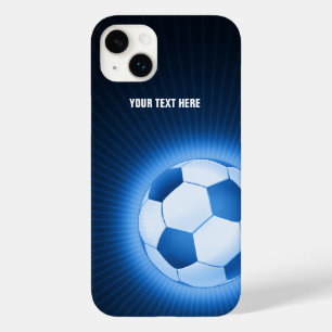 Trendy Blue Ggloing Soccer   Best Sport Gifts Case-Mate iPhone 14 Plus Hoesje