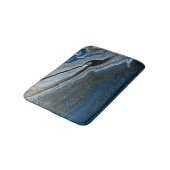 Trendy Blue Marble Pattern Badmat (Gekanteld)