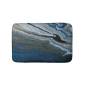 Trendy Blue Marble Pattern Badmat (Voorkant)