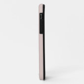 Trendy Blush Pink Oversize Monogrammen Initialen Case-Mate iPhone Case (Achterkant/links)