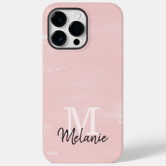 Trendy Blush Roze Waterverf | Case-Mate iPhone Case (Achterkant)