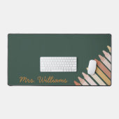 Trendy Boho Colours Crayon Teacher Bureaumat (Keyboard & Muis)