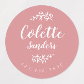 Trendy Boho Gepersonaliseerde Naam Labels (Design 1)