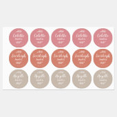Trendy Boho Gepersonaliseerde Naam Labels (Vel)