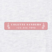 Trendy Boho Strijk Naam Labels (Design 1)