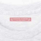 Trendy Boho Strijk Naam Labels (Aangebracht)