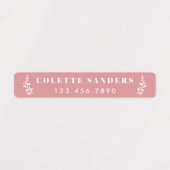 Trendy Boho Waterdichte Naamlabels Labels (Design 1)