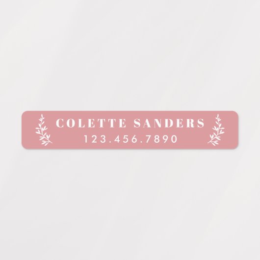 Trendy Boho Waterproof Name Labels (Design 1)
