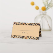 Trendy Bold Bruin en Beige Leopard Print Patroon (Voorkant)