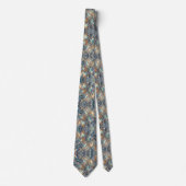 Trendy & Bold | Opal Luipaardprint Herenzijden Kra Stropdas (Voorkant)