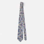 Trendy & Bold | Opal Luipaardprint Herenzijden Kra Stropdas (Voorkant)