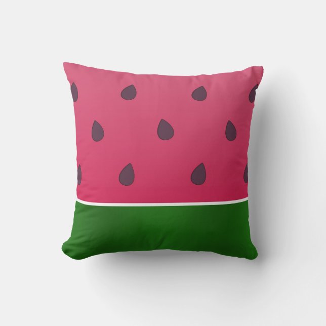 Trendy Bold Watermelon Graphic Kussen (Voorkant)