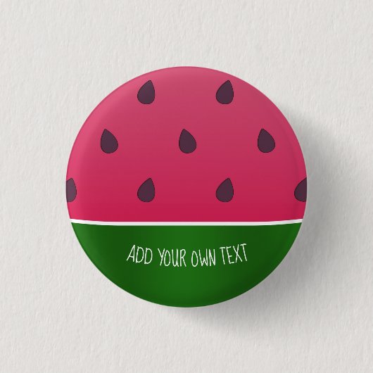 Trendy Bold Watermelon Graphic Ronde Button 3,2 Cm (Voorkant)