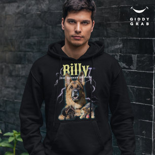 Trendy Bootleg Gepersonaliseerde Hond Foto 90s Hoodie