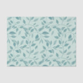 Trendy Botanical Greenery Pattern Tissuepapier (Voorkant)