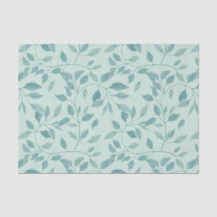 Trendy Botanical Greenery Pattern Tissuepapier