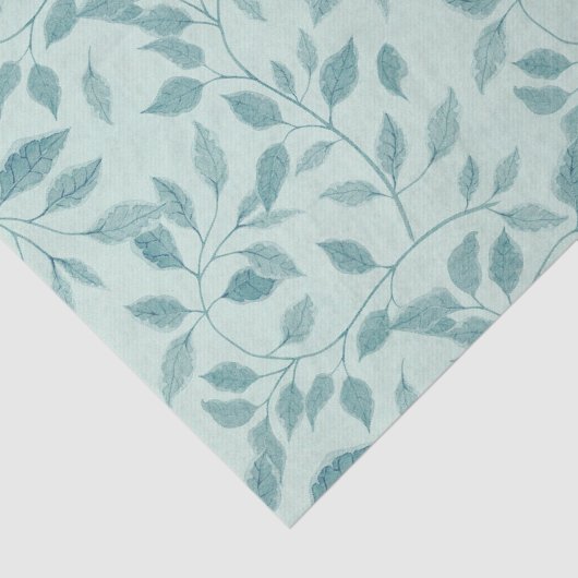 Trendy Botanical Greenery Pattern Tissuepapier (Detail)