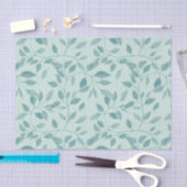 Trendy Botanical Greenery Pattern Tissuepapier (Craft)