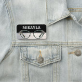 Trendy brillen opticien naamplaatje (In situ)