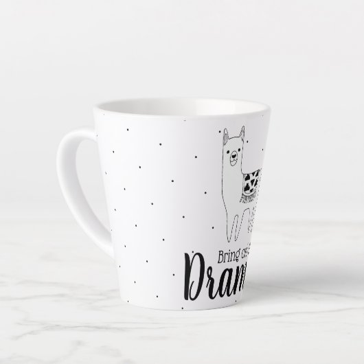 Trendy Bring on the Drama Llama Latte Mok (Linkerhoek)