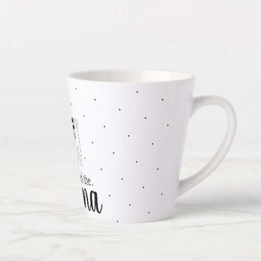 Trendy Bring on the Drama Llama Latte Mok (Rechts)