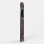 Trendy Brown and White Marble Stone Texture Case-Mate iPhone Case (Achterkant/rechts)