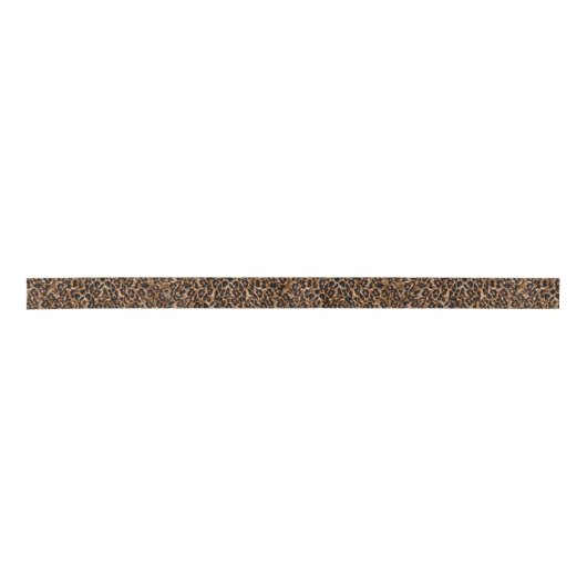Trendy Brown Exotic Fur Pattern-luipspafdruk Lint (Voorkant)