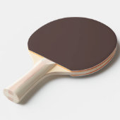 Trendy Brun Mocca Foncé - Raquette de Ping Pong (Devant Angle)