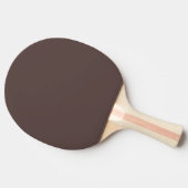 Trendy Brun Mocca Foncé - Raquette de Ping Pong (Côté)