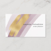 Trendy Brush Strokes Collage Visitekaartje (Voorkant)