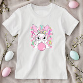 Trendy Bubblegum Bunny Easter; Schattigee pastel T-shirt