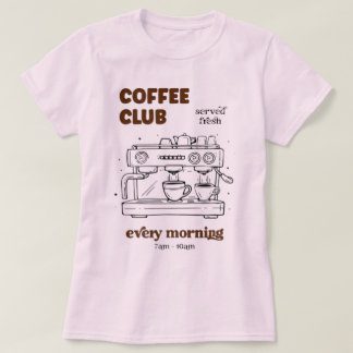 Trendy Cadeau voor Koffieliefhebbers T-shirt